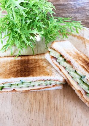 朝からランチ！？ザクッとふわとろ卵サンド-レシピのメイン写真