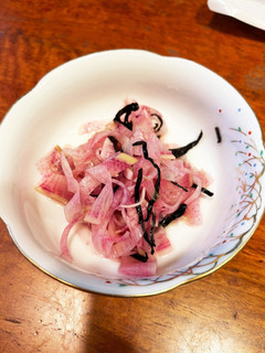 赤大根の塩昆布和え-レシピのメイン写真