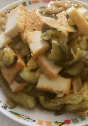 厚揚げとなすとザーサイの炒め物-レシピのメイン写真