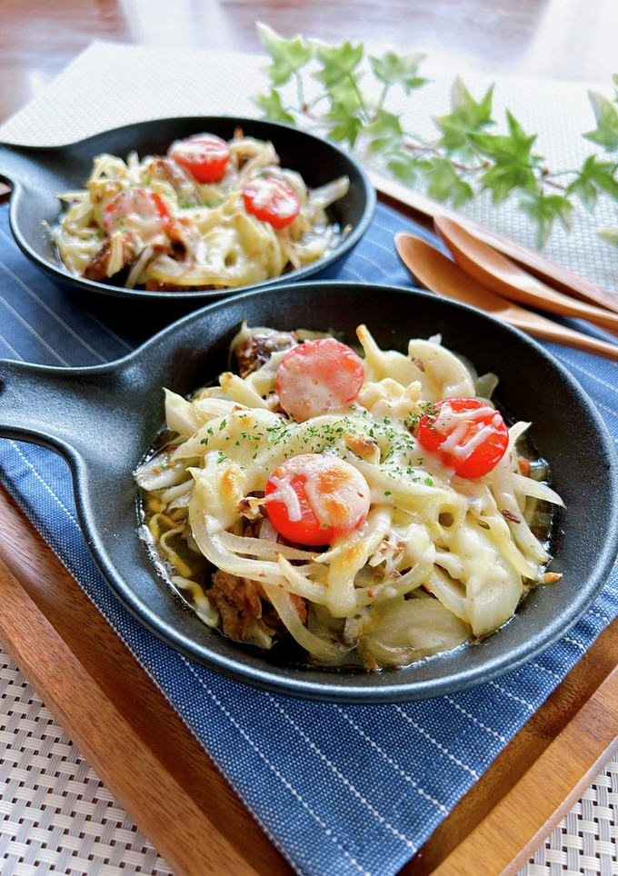 鯖缶とたまねぎの簡単★チーズ焼き-レシピのメイン写真