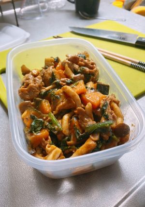 カレー粉で!豚肉のカレー炒め-レシピのメイン写真