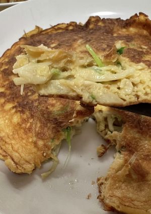 かーんたん！！卵に混ぜるだけのお焼きです-レシピのメイン写真