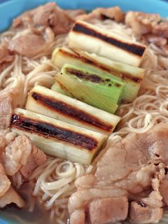 簡単!豚バラと長ねぎのかけそうめん-レシピのメイン写真