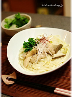 鶏のつるりんにゅうめん-レシピのメイン写真