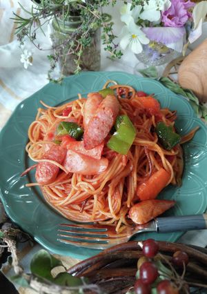 一味違うナポリタン〚暗殺者のパスタ〛-レシピのメイン写真