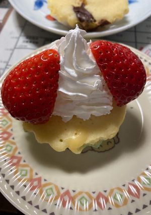 簡単美味しい!いちごのカップケーキ-レシピのメイン写真