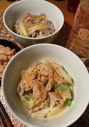 豚こま♪親子丼風✨-レシピのメイン写真