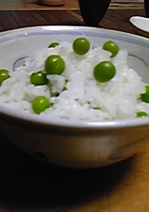 グリンピースごはん-レシピのメイン写真
