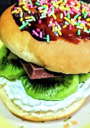 再現!某馬ゲーのバレンタインバーガー-レシピのメイン写真