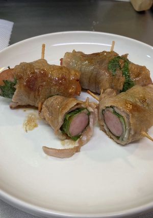 ソーセージの豚肉大葉巻き-レシピのメイン写真