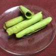 抹茶のくるくるロールラングドシャ