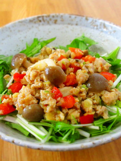 きのこと鶏ミンチの甘辛丼-レシピのメイン写真