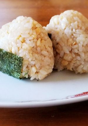 おかかたぬきおにぎり-レシピのメイン写真