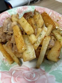 長芋豚肉炒め-レシピのメイン写真
