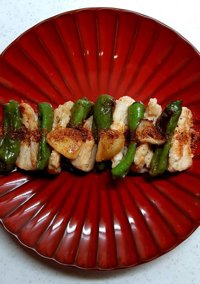 鶏軟骨とししとう炒め-レシピのメイン写真