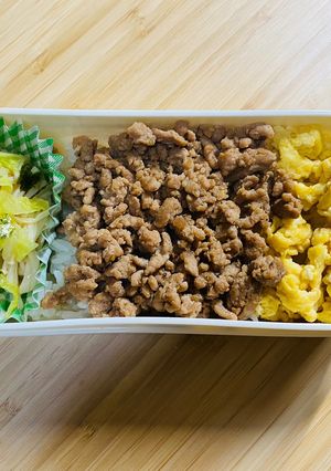 ガッツリ！にんにく風味の肉そぼろ-レシピのメイン写真