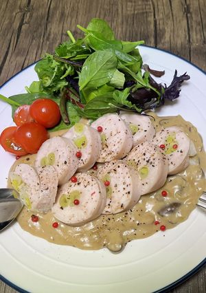 きのこクリームソースで食べる洋風ねぎま-レシピのメイン写真