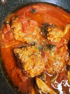 トマト缶で煮込みハンバーグ-レシピのメイン写真