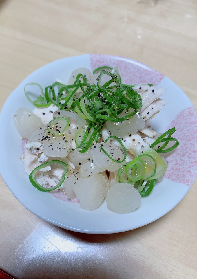 ササミのらっきょう和え-レシピのメイン写真