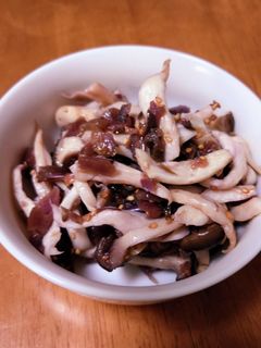 きのこと漬物の炒め和え-レシピのメイン写真