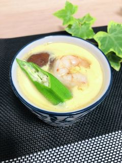 簡単 おうどん出汁で茶碗蒸し 低カロリー-レシピのメイン写真