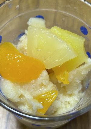 「マンゴーあまざけ」シャーベット！-レシピのメイン写真