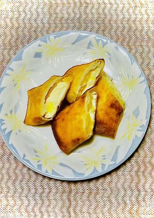 居酒屋人気りんごとクリームチーズの春巻き-レシピのメイン写真