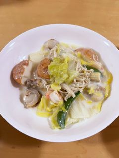 白菜と海鮮のクリーム煮-レシピのメイン写真