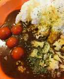 レトルト活用●揚げ玉/天かすカレー