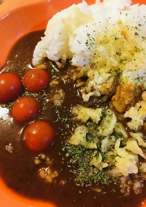 レトルト活用●揚げ玉/天かすカレー-レシピのメイン写真