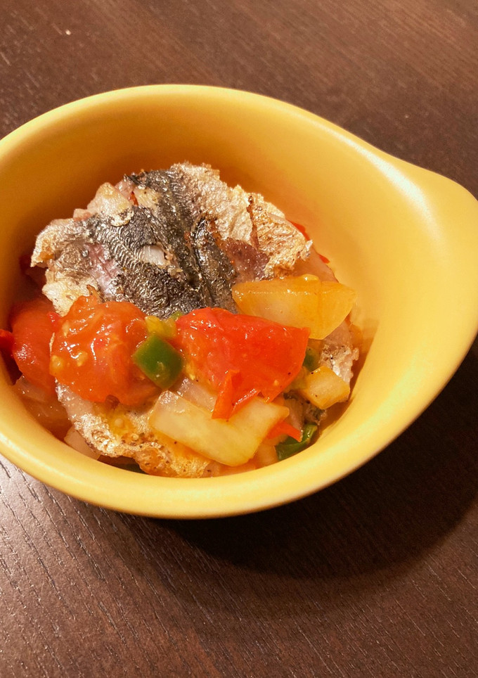 おつまみにも　アジのトマト炒め煮-レシピのメイン写真