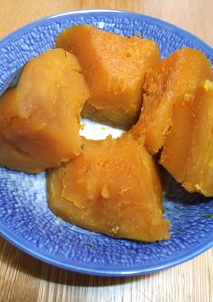 しっとり　ほくほく　かぼちゃの煮物-レシピのメイン写真