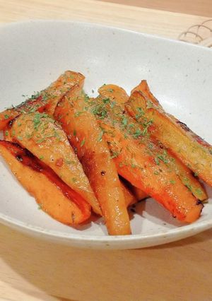 甘くてほっくほく♪人参のオイル蒸し焼き-レシピのメイン写真
