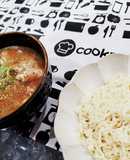 サッポロ一番塩らーめんで簡単濃厚つけ麺！