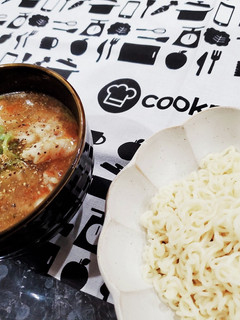サッポロ一番塩らーめんで簡単濃厚つけ麺!-レシピのメイン写真