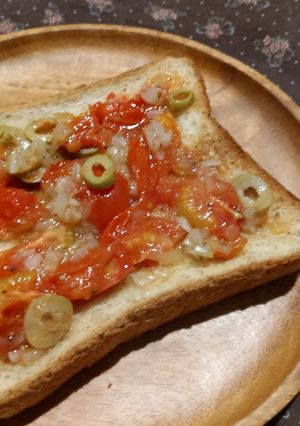 ジューシートマトトースト-レシピのメイン写真
