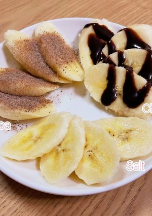 バナナの三味プレート-レシピのメイン写真