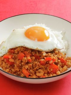ガパオ風あんこう炒めご飯-レシピのメイン写真