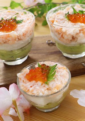 ひな祭りに♡はんぺんで三色前菜-レシピのメイン写真