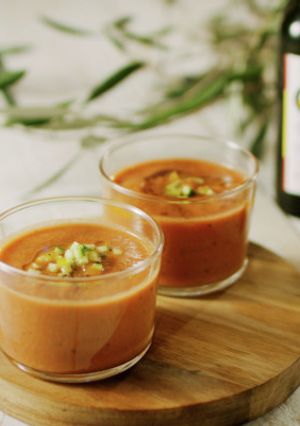 トマトジュースでお手軽ガスパチョ-レシピのメイン写真
