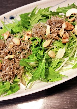 水菜のカリカリ☆無限サラダ-レシピのメイン写真