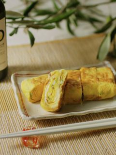 アンチョビとチーズの卵焼き-レシピのメイン写真