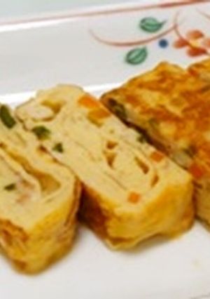 野菜入り厚焼き玉子-レシピのメイン写真