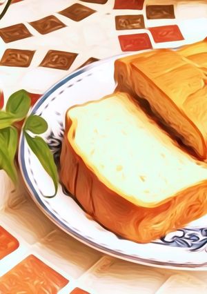 しっとり生クリームパウンドケーキ／HM-レシピのメイン写真