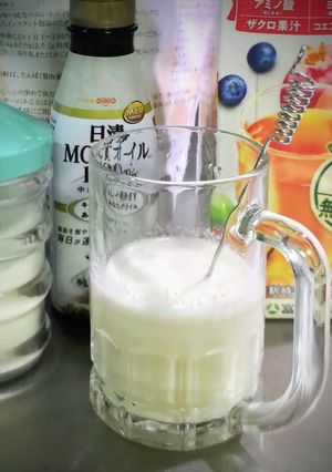 【運動直後に飲む】りんご酢プロテイン-レシピのメイン写真