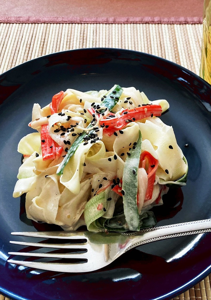 簡単☆パスタ風大根サラダ/柚子胡椒マヨ味-レシピのメイン写真