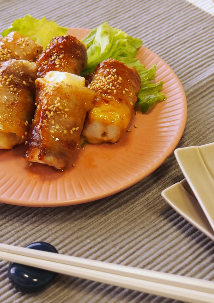【豚丼のたれ】はんぺんの肉巻き-レシピのメイン写真