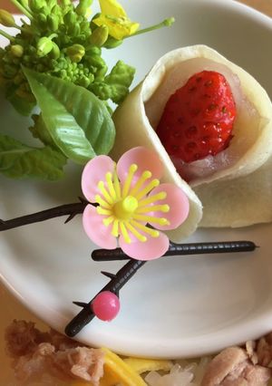 フライパンでいちご大福-レシピのメイン写真