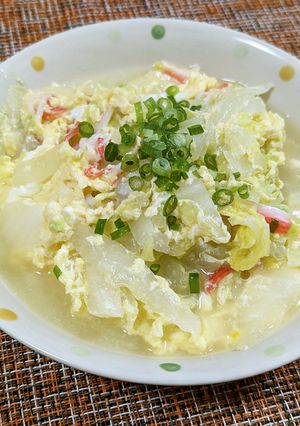 残り白菜完全消費！カニカマと白菜の簡単煮-レシピのメイン写真