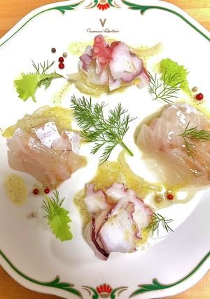蛸のカルパッチョ　真鯛のカルパッチョ-レシピのメイン写真